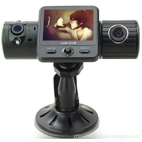 5.0 Mega Car DVR HD Dual Camera Black Box with G-Sensor / GPS / IR Light (JH_CVR_060)